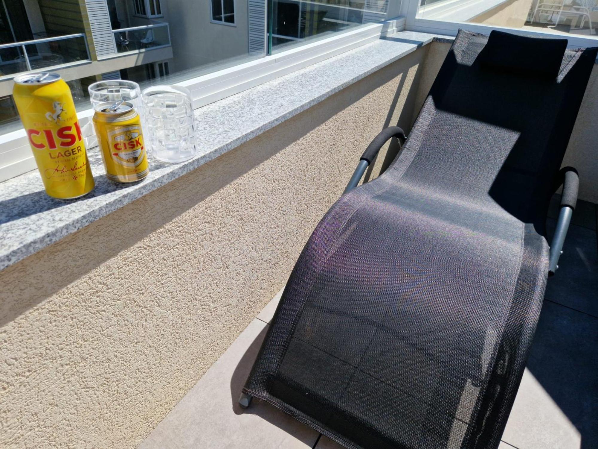 Ferienwohnung Sea View New Penthouse Terrace & Garage Parking St. Paul's Bay Exterior foto