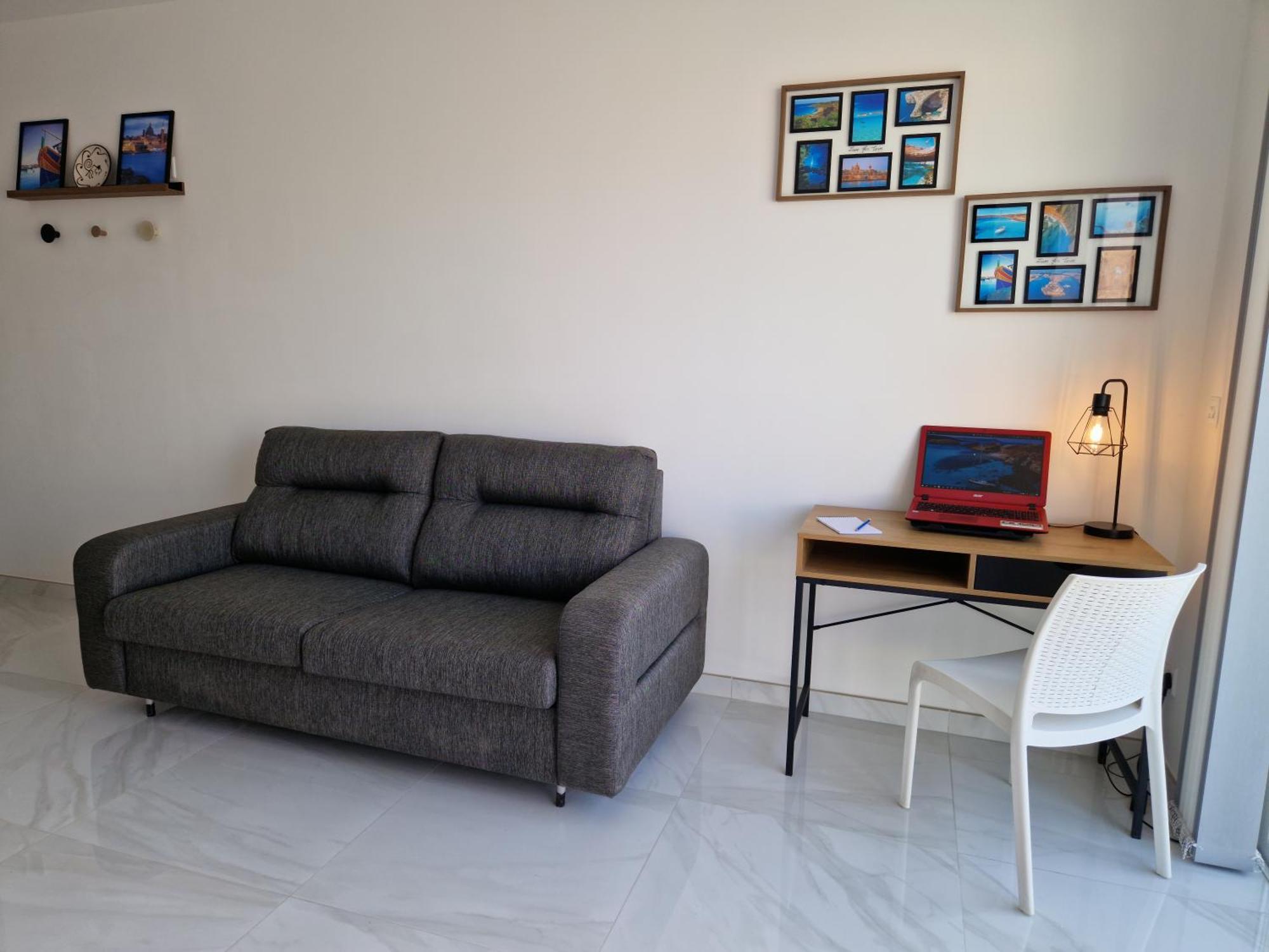 Ferienwohnung Sea View New Penthouse Terrace & Garage Parking St. Paul's Bay Exterior foto
