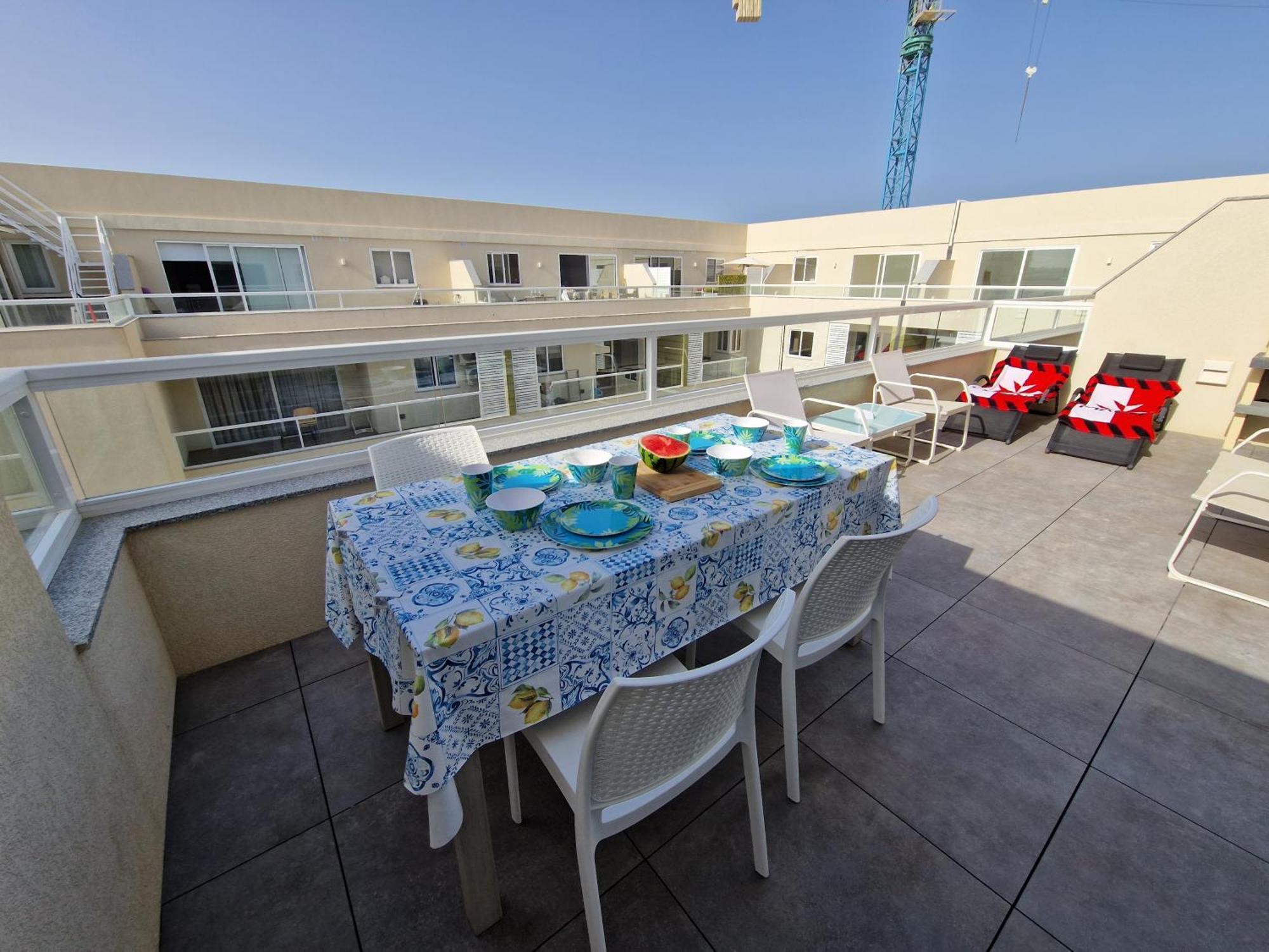 Ferienwohnung Sea View New Penthouse Terrace & Garage Parking St. Paul's Bay Exterior foto